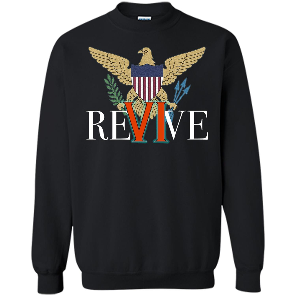 Revive the VI US Virgin Islands Strong T-shirt Black