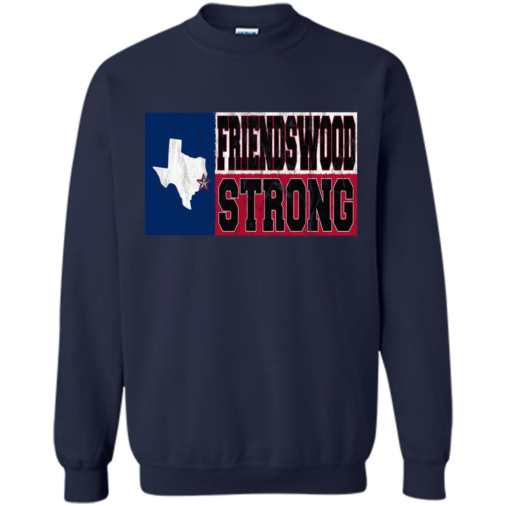 Friendswood Strong - Texas Flag - Friendswood Pride T-shirt Navy