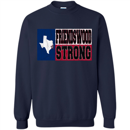 Friendswood Strong - Texas Flag - Friendswood Pride T-shirt Navy
