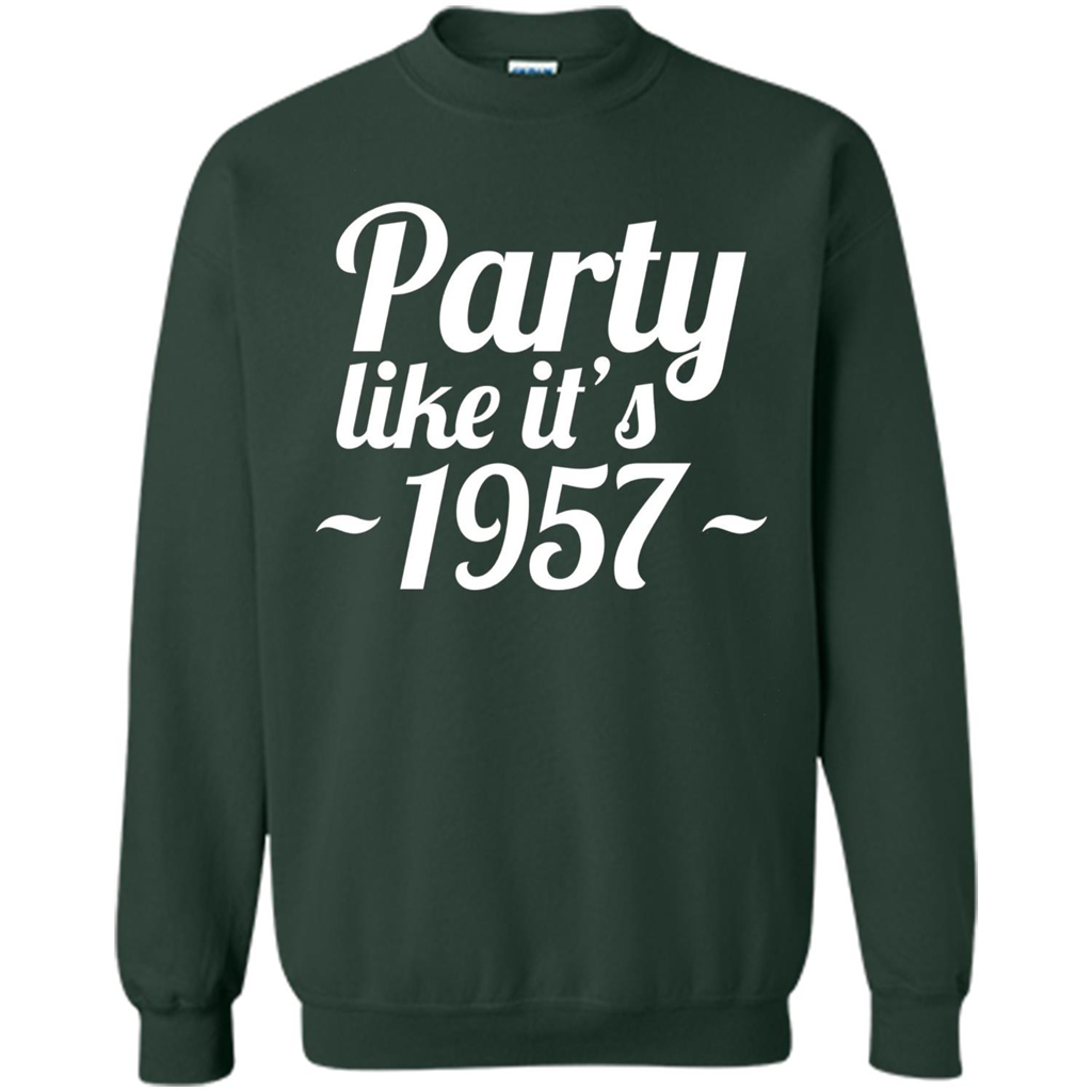 Party Like It's 1957 T-shirt Forest Green