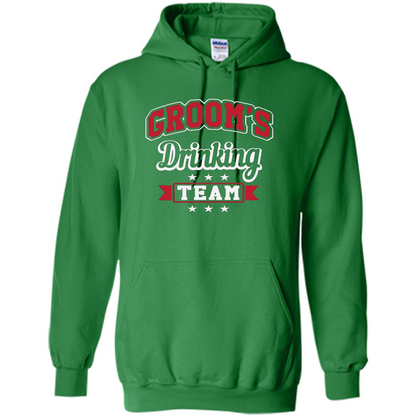 Funny Groom's Drinking Team T-shirt Bachelor Party