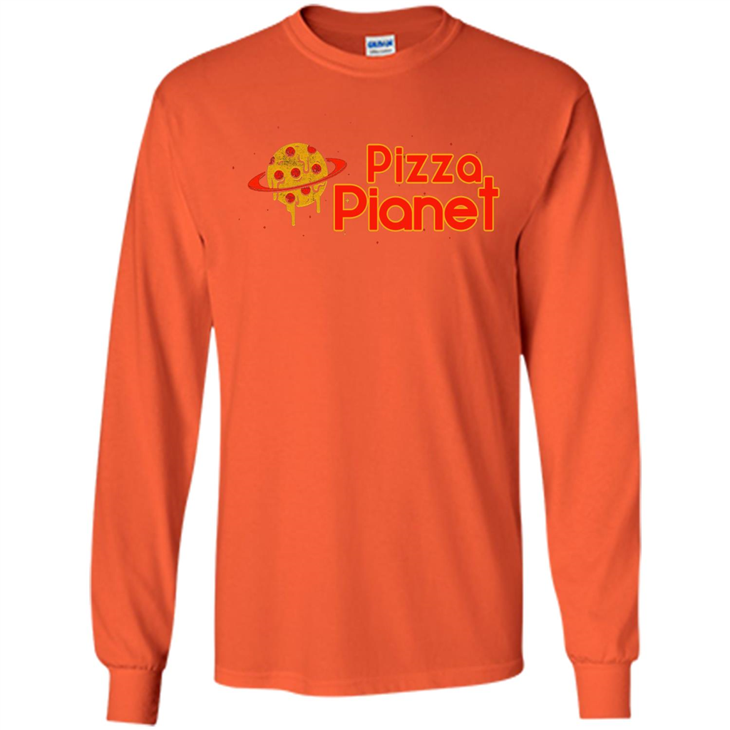 Pizza Lover T-shirt Pizza Pianet Orange