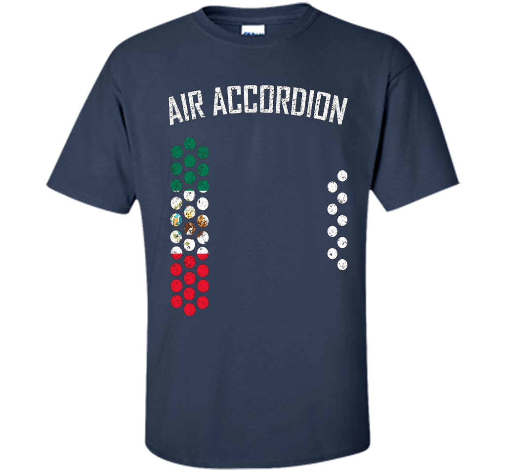 Air Accordion T-shirt The Flag Of Mexico T-shirt Navy