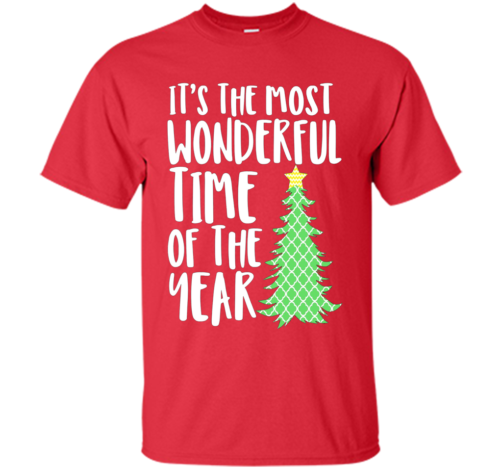 It's the most wonderful time of the year christmas shirt t-shirt Red