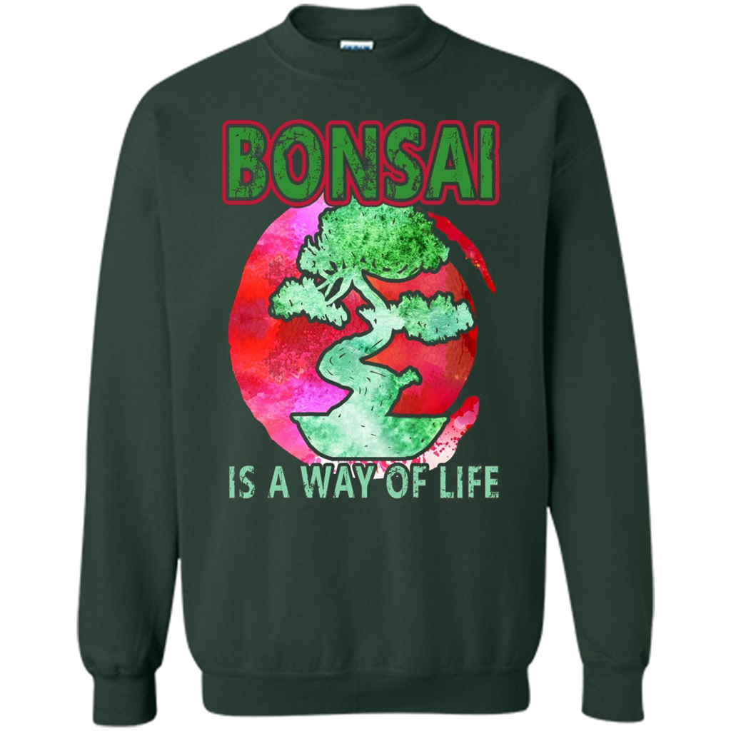 Bonsai T-shirts - Love Bonsai Of Life T-shirt Forest Green
