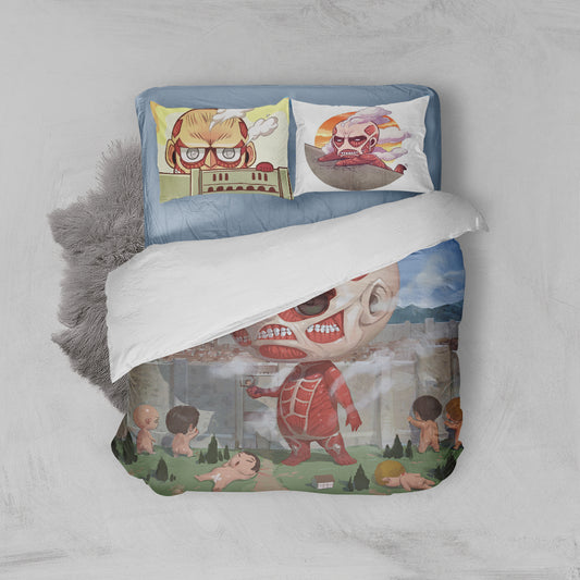 Attack On Titan Shingeki No Kyojin Bed Set