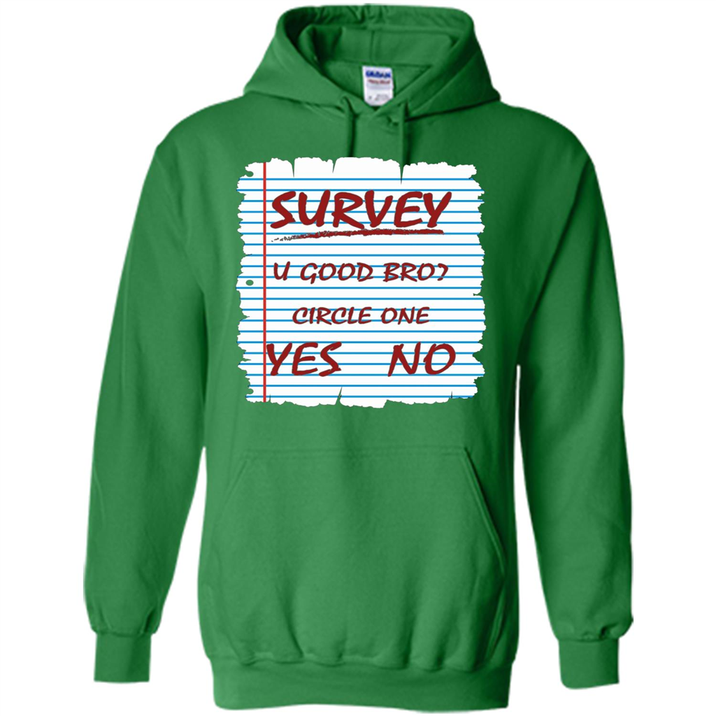 Survey You Good Bro T-shirt Irish Green