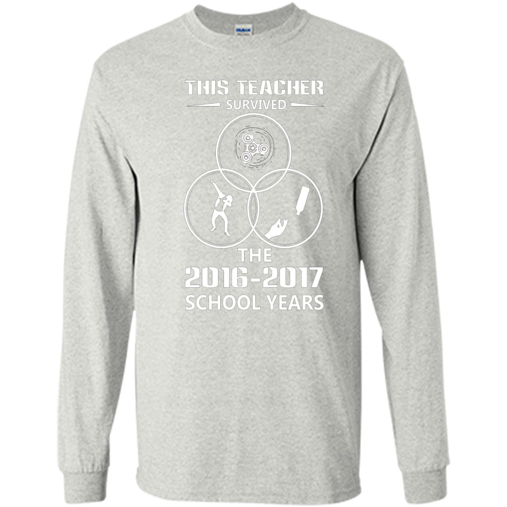 This Teacher Survived The 2016 2017 School Years T-shirt Ash