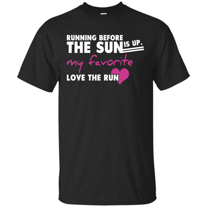 Runner T-shirt Running Before The Sun Is Up T-shirt Royal