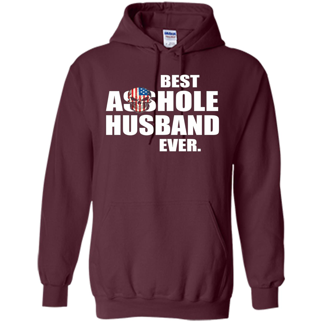 Best Asshole Husband Ever T-shirt Maroon