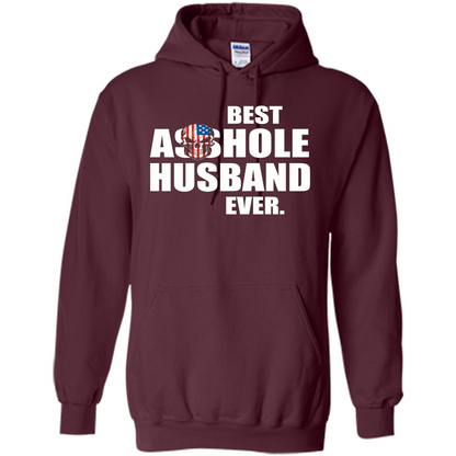 Best Asshole Husband Ever T-shirt Maroon