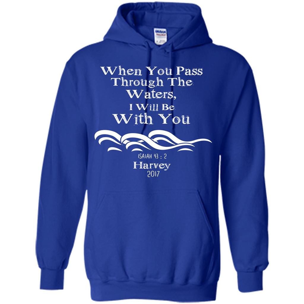 Christian T-shirt When You Pass Through The Waters I Will Be With You Isaiah