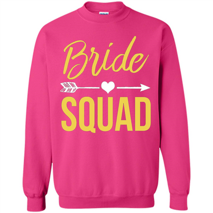 Bachelorette Party T-Shirts Bridesmaids Bride Squad T-Shirt Heliconia