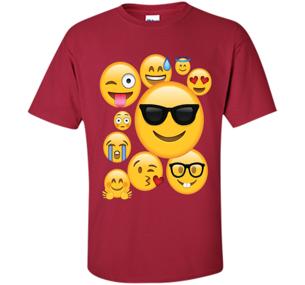 Emoji Pack ComboT-shirt Emoticon Smily Face Tshirt. shirt Cardinal