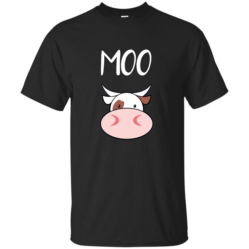 Moo Cow T-shirt Funny Farmer Graphic T Shirt Royal