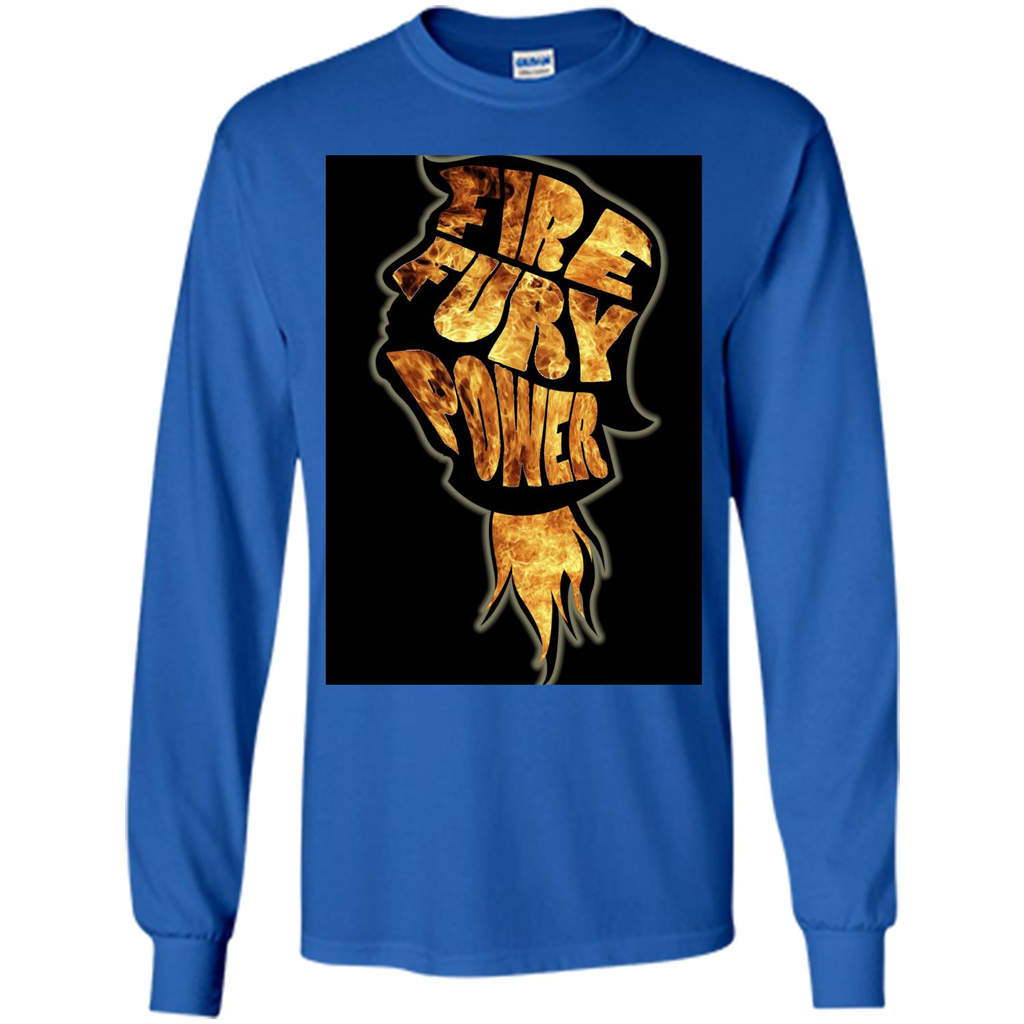 Fire Fury Power T-shirt Royal