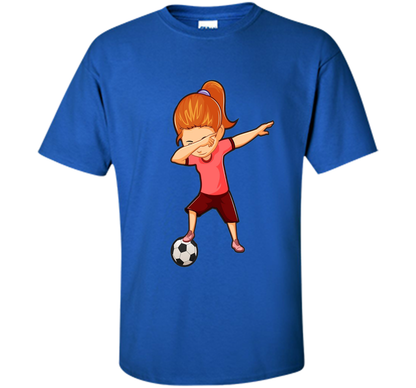 Soccer T-shirt Dabbing Boy Royal