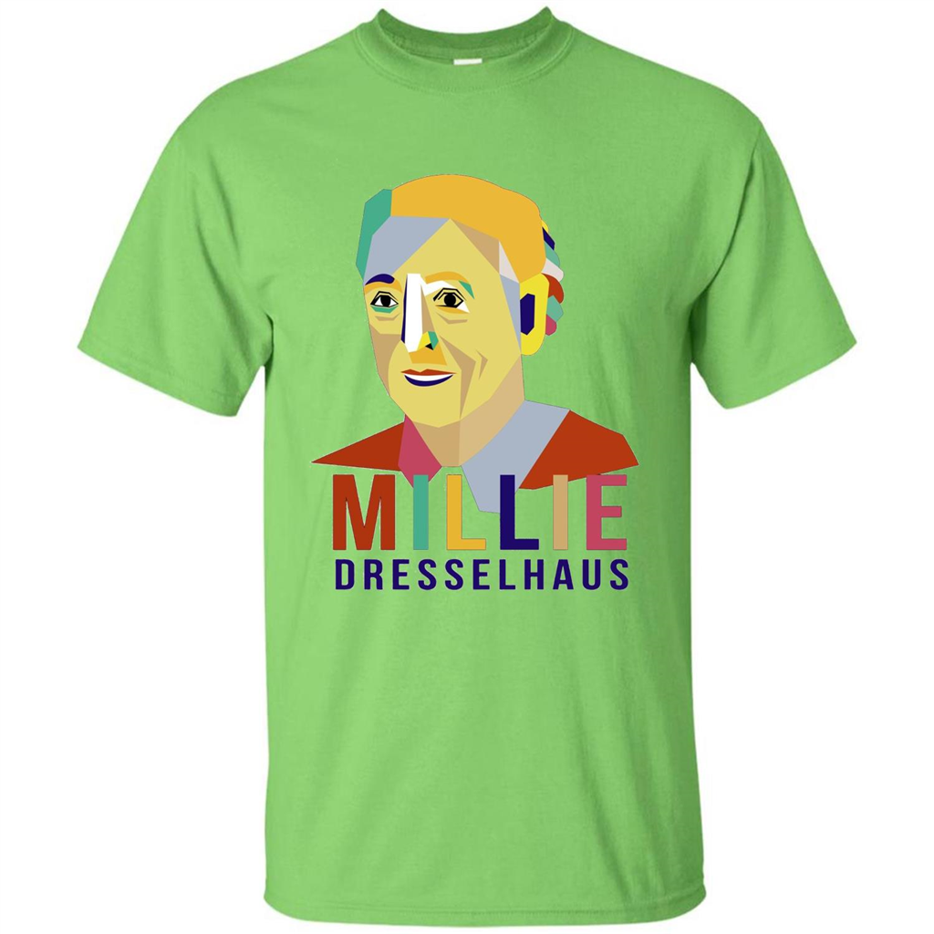 Mildred Dresselhaus - The Queen Of Carbon Science T-shirt Lime