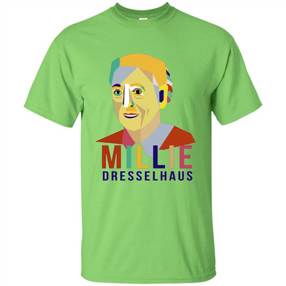 Mildred Dresselhaus - The Queen Of Carbon Science T-shirt Lime