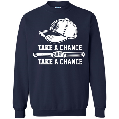 Football T-shirt Take A Chance Don't Take A Chance Navy