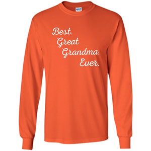 Best Great Grandma Ever T-shirt