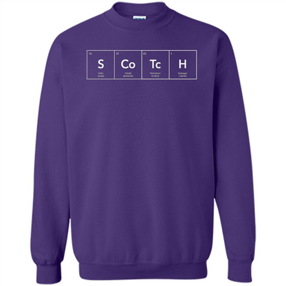 Scotch Periodic Table of Elements Funny T-shirt Orange