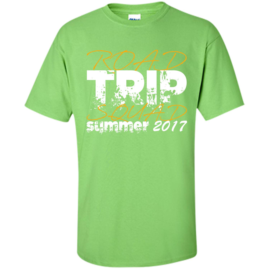 Summer T-shirt Road Trip Squad Summer 2017 Lime