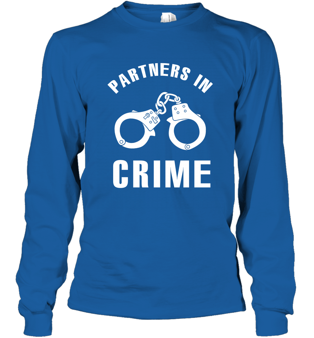 Partners In Crime Shirt Long Sleeve T-Shirt Long Sleeve T-Shirt Royal