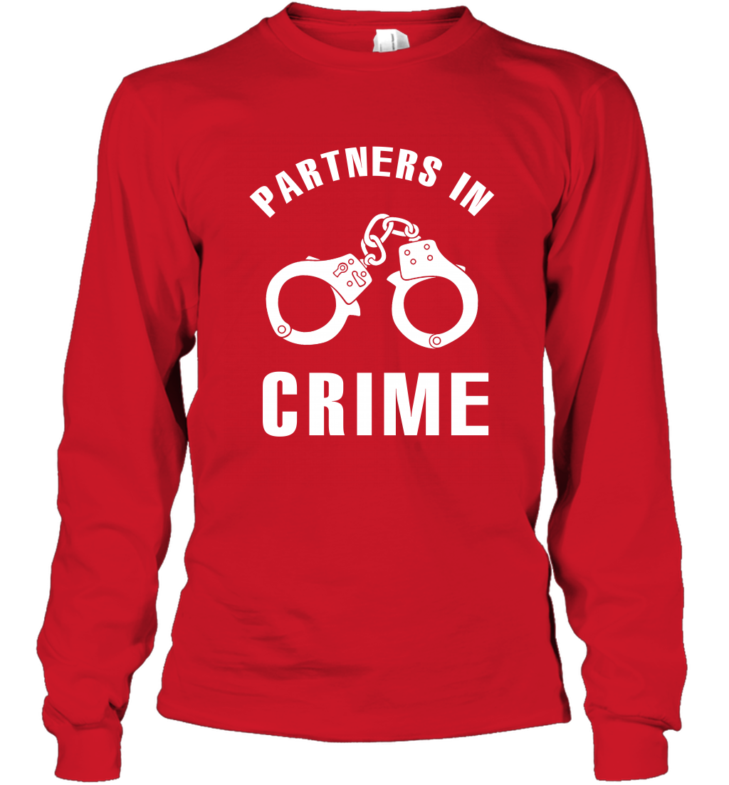 Partners In Crime Shirt Long Sleeve T-Shirt Long Sleeve T-Shirt Red