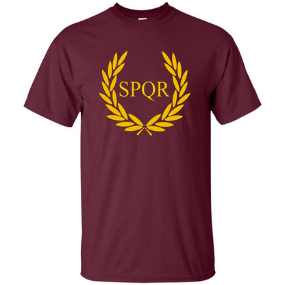 Camp Jupiter SPQR T-shirt Maroon