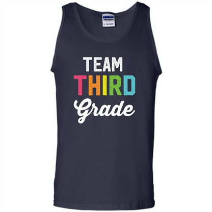 Team 3rd Third Grade Teacher T-Shirt Navy