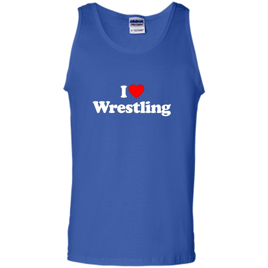 I Love Wrestling T-shirt Royal