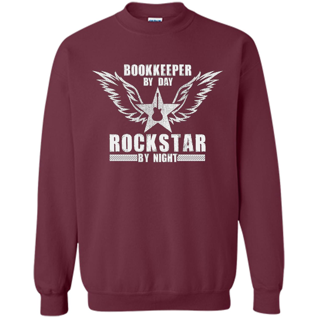 The Official Bookkeeper By Day T-Shirt Rockstar By Night T-Shirt