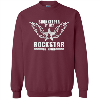 The Official Bookkeeper By Day T-Shirt Rockstar By Night T-Shirt