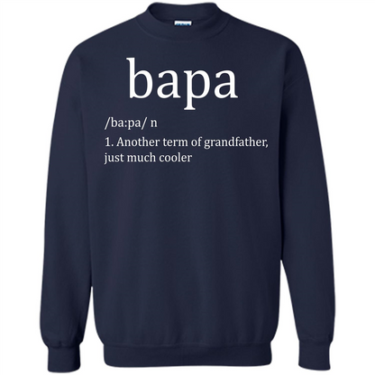 Papa T-shirt Bapa T-shirt Navy