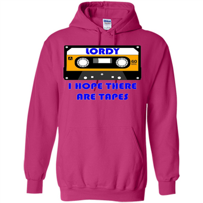 Lordy I Hope There Are Tapes T-shirt Heliconia