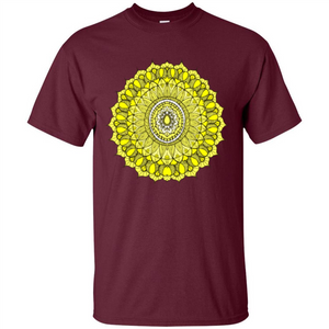 Yellow Sunshine Mandala T-shirt