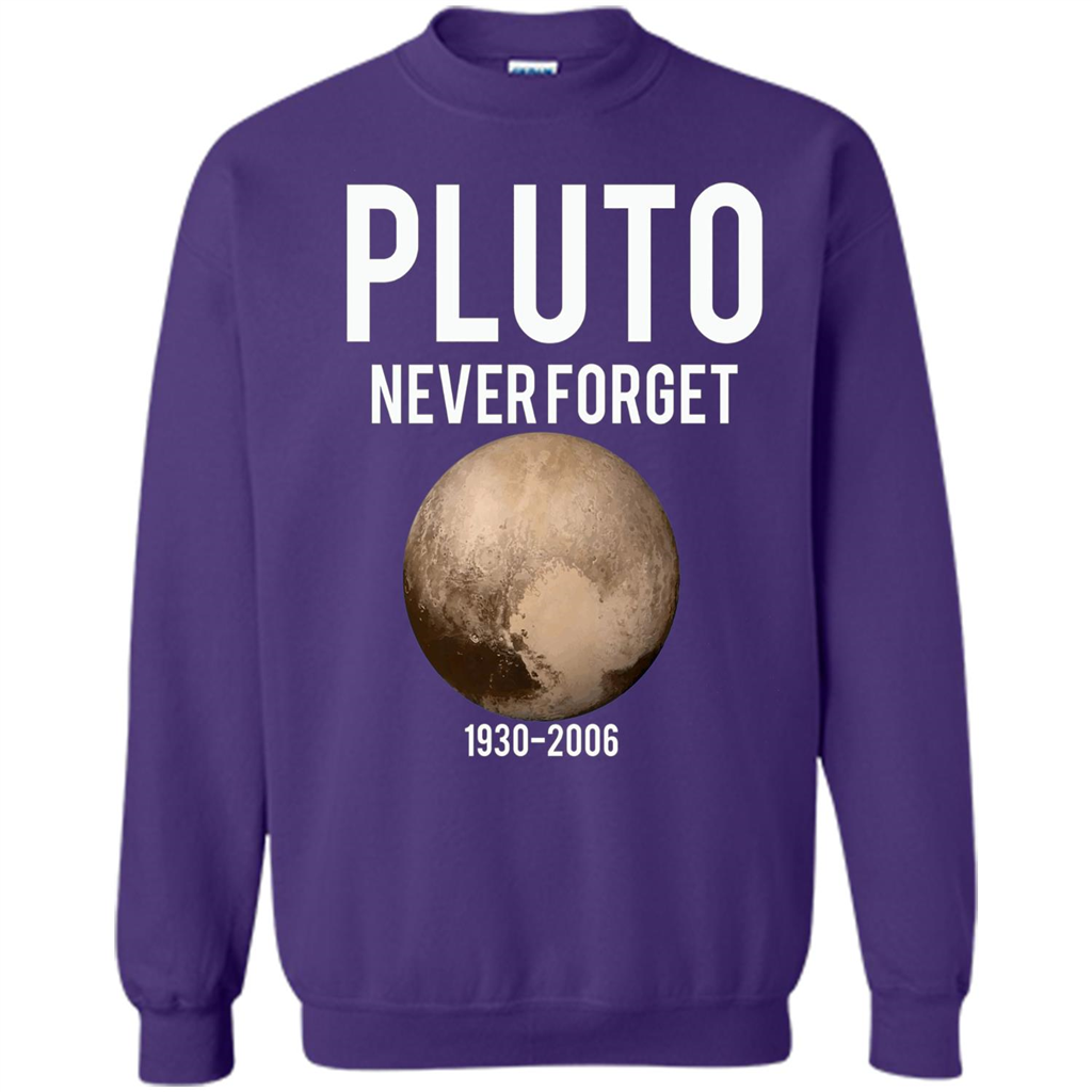Funny Pluto Never Forget 1930-2006 T-shirt Orange