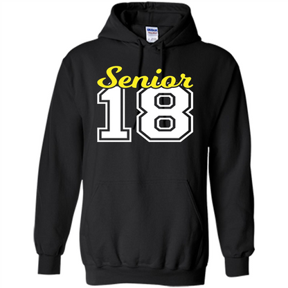 Senior Class of 2018 Jersey Style T-shirt Black