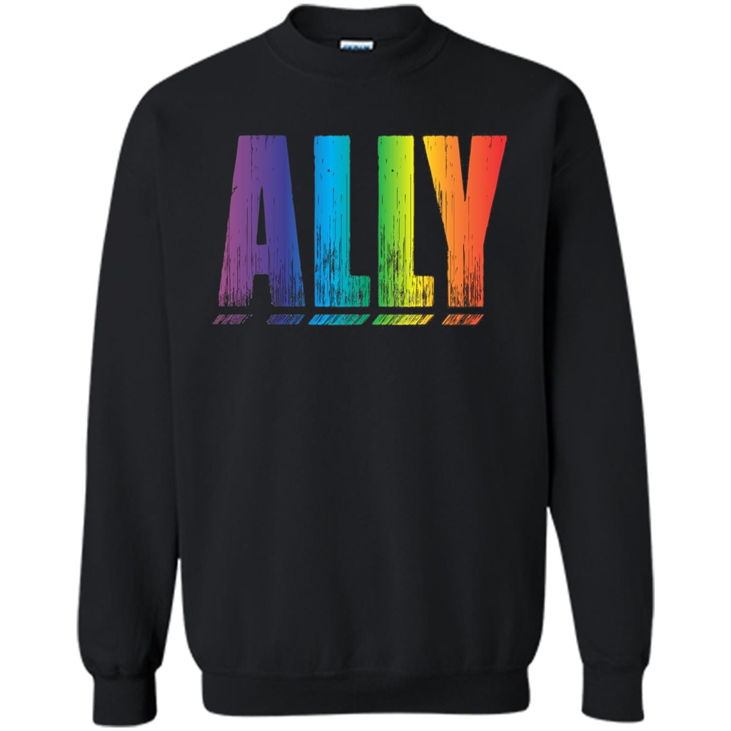 LGBTQ T-shirt Proud LGBT Ally Rainbow Gay Pride Support