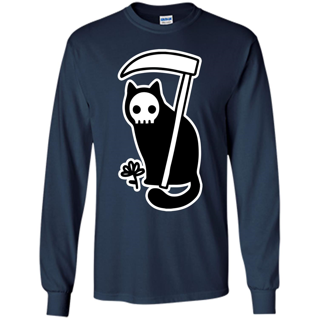 Cat Grimm Reaper T-shirt Navy