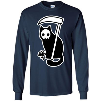 Cat Grimm Reaper T-shirt Navy