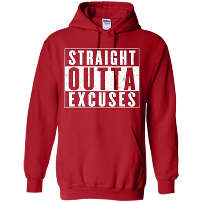 Straight Outta Excuses T-Shirt Red