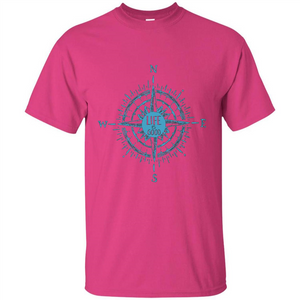 Life is Good T-shirt Compass Rose Nautical Sailing T-shirt