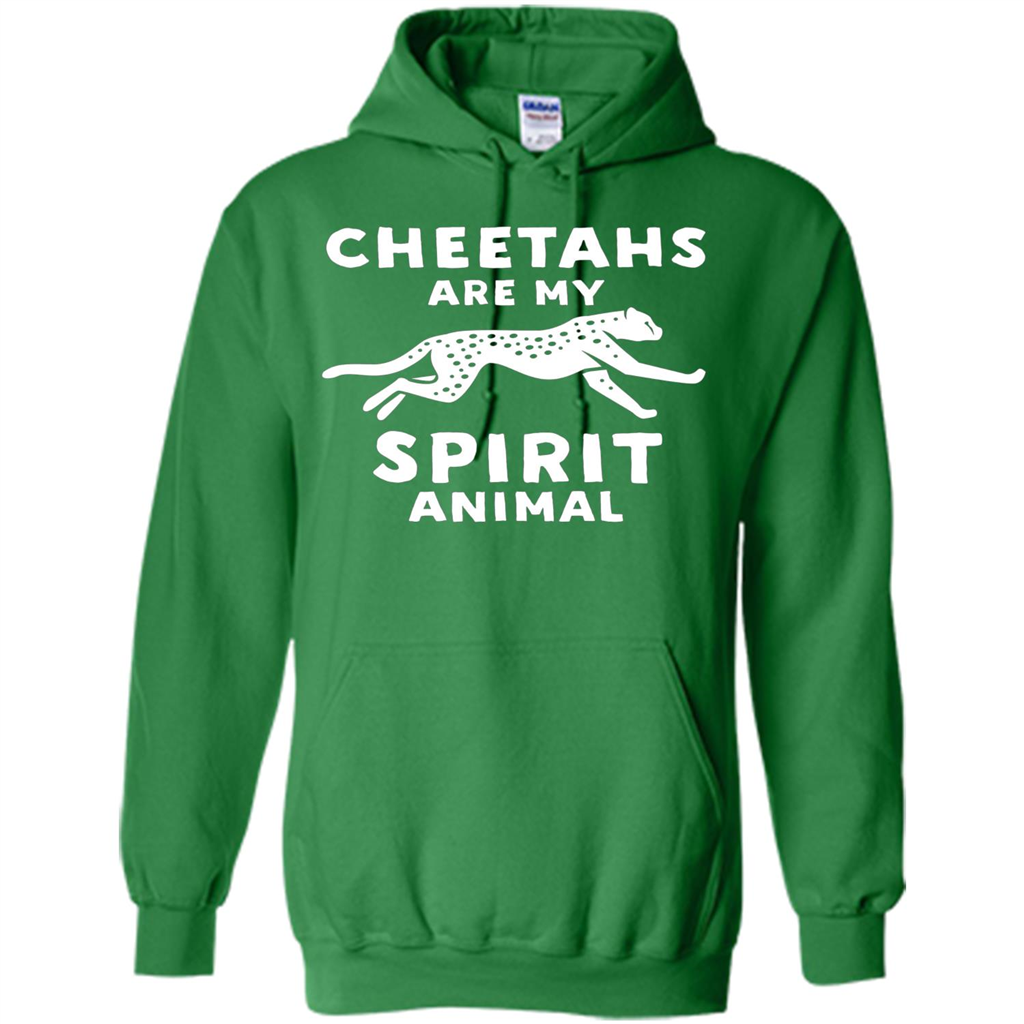 Cheetahs Are My Spirit Animal T-shirt Irish Green