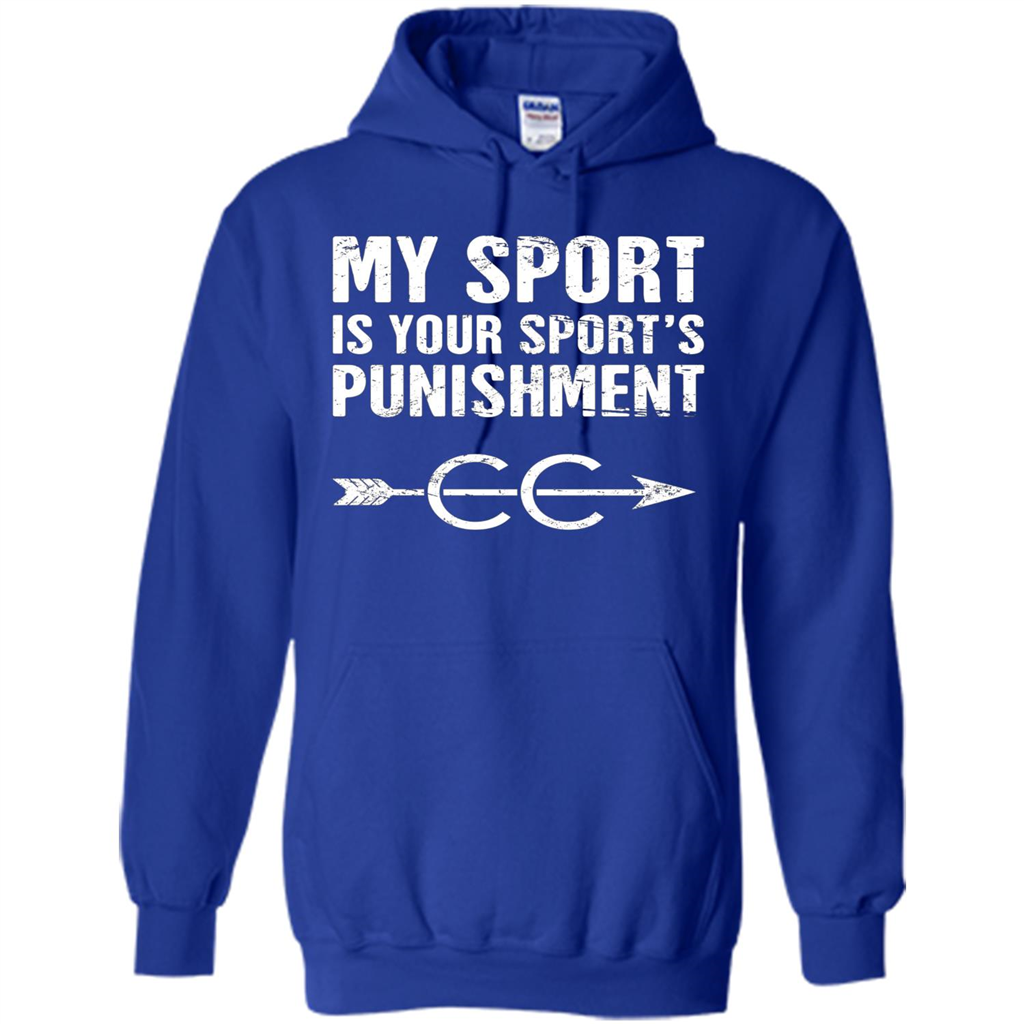 My Sport Is Your Sport's Punishment T-shirt Royal