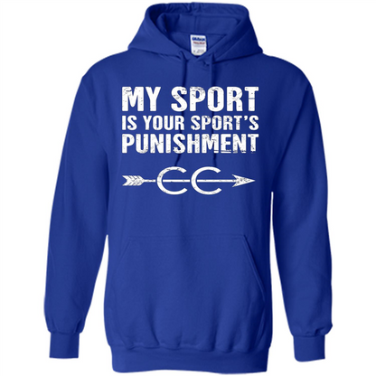 My Sport Is Your Sport's Punishment T-shirt Royal