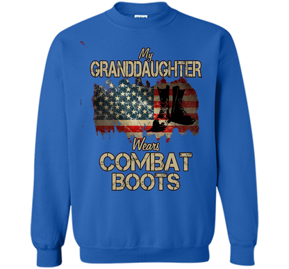 Combat Boots Soldier Granddaughter premium tee t-shirt Royal