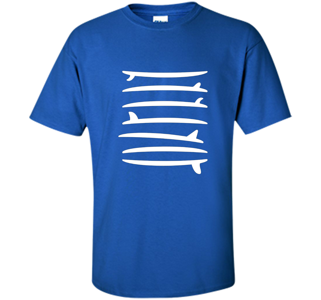 The Longboard Single Fin Surfer T-shirt Royal