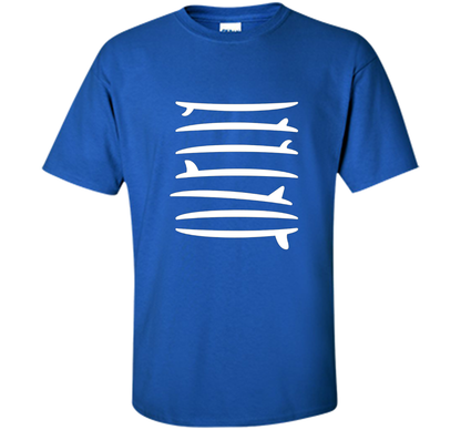 The Longboard Single Fin Surfer T-shirt Royal